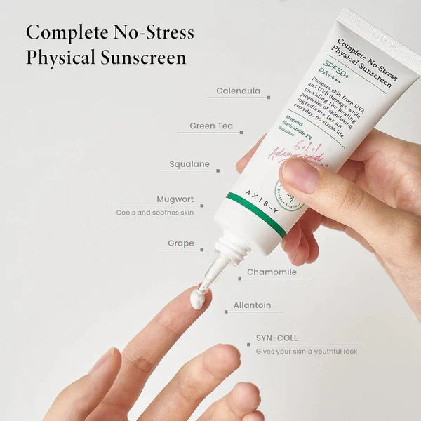 AXIS-Y Complete No-Stress Physical Sunscreen 50ml