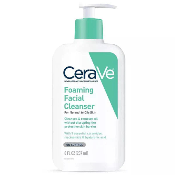 CeraVe Foaming Facial Cleanser For Normal To Oily Skin 237ml