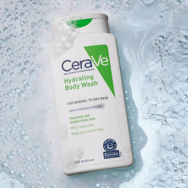 CeraVe Hydrating Body Wash For Normal To Dry Skin 296ml