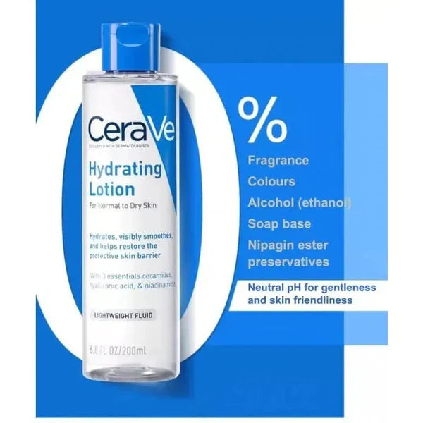 CeraVe Hydrating Lotion For Normal To Dry Skin 200ml