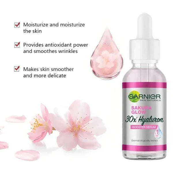 Garnier Sakura Glow 30x Hyaluron Booster Serum 30ml