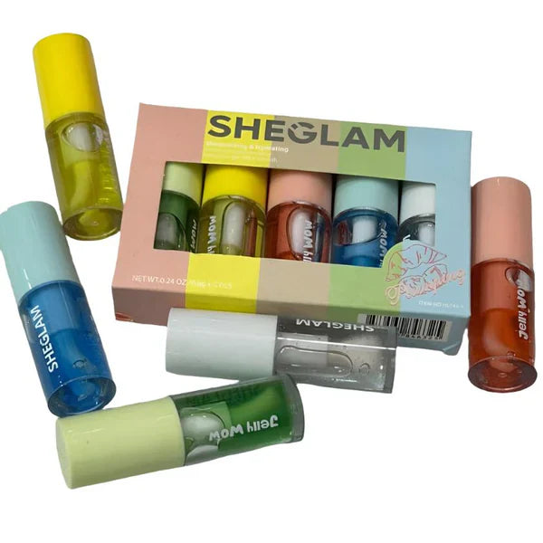 Sheglam Jelly Wow Hydrating Lip Oil 5 In 1