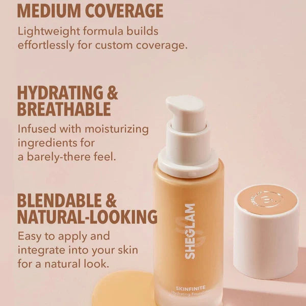 Sheglam Skinfinite Hydrating Foundation 40ml