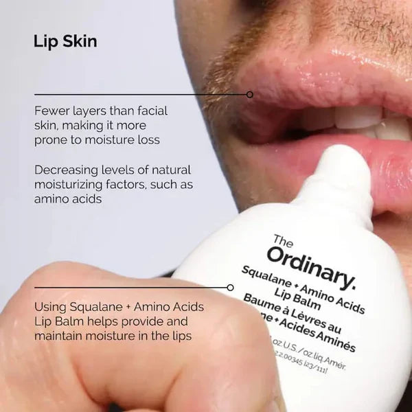 The Ordinary Squalane + Amino Acids Lip Balm 15ml