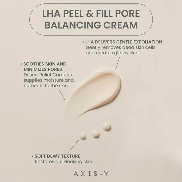 Axis-Y LHA Peel & Fill Pore Balancing Cream 50ml